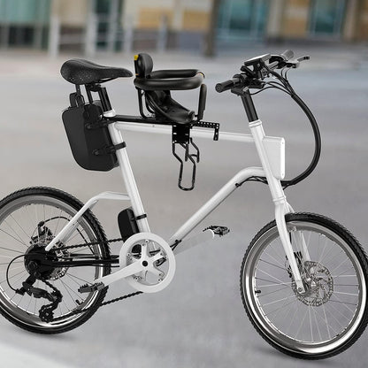Front Mounted Child Bike Seat Safety With Footrests And Support