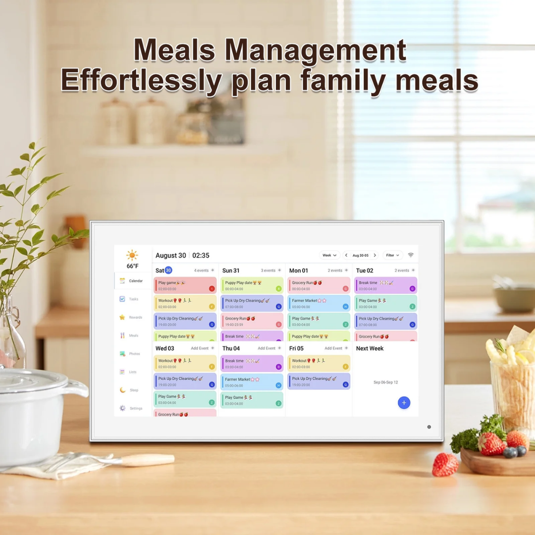 WiFi Smart Digital Family Calendar Touch Screen Home Organisation Planner