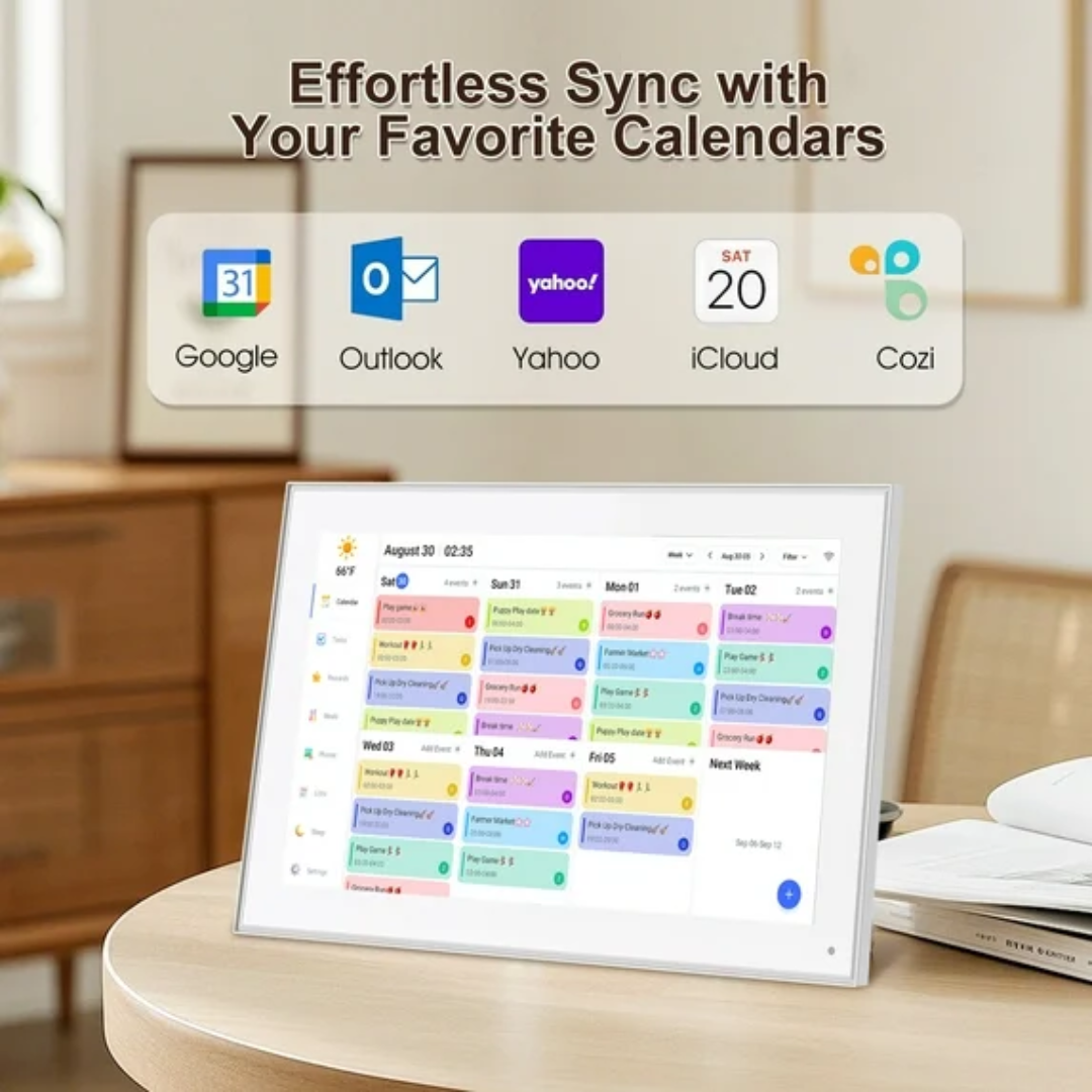 WiFi Smart Digital Family Calendar Touch Screen Home Organisation Planner