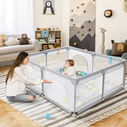 Portable Baby Playpen Safe And Spacious Play Area Easy Setup Indoor Outdoor