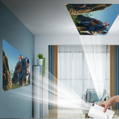 Portable High-Definition Projector With Screen Mirroring