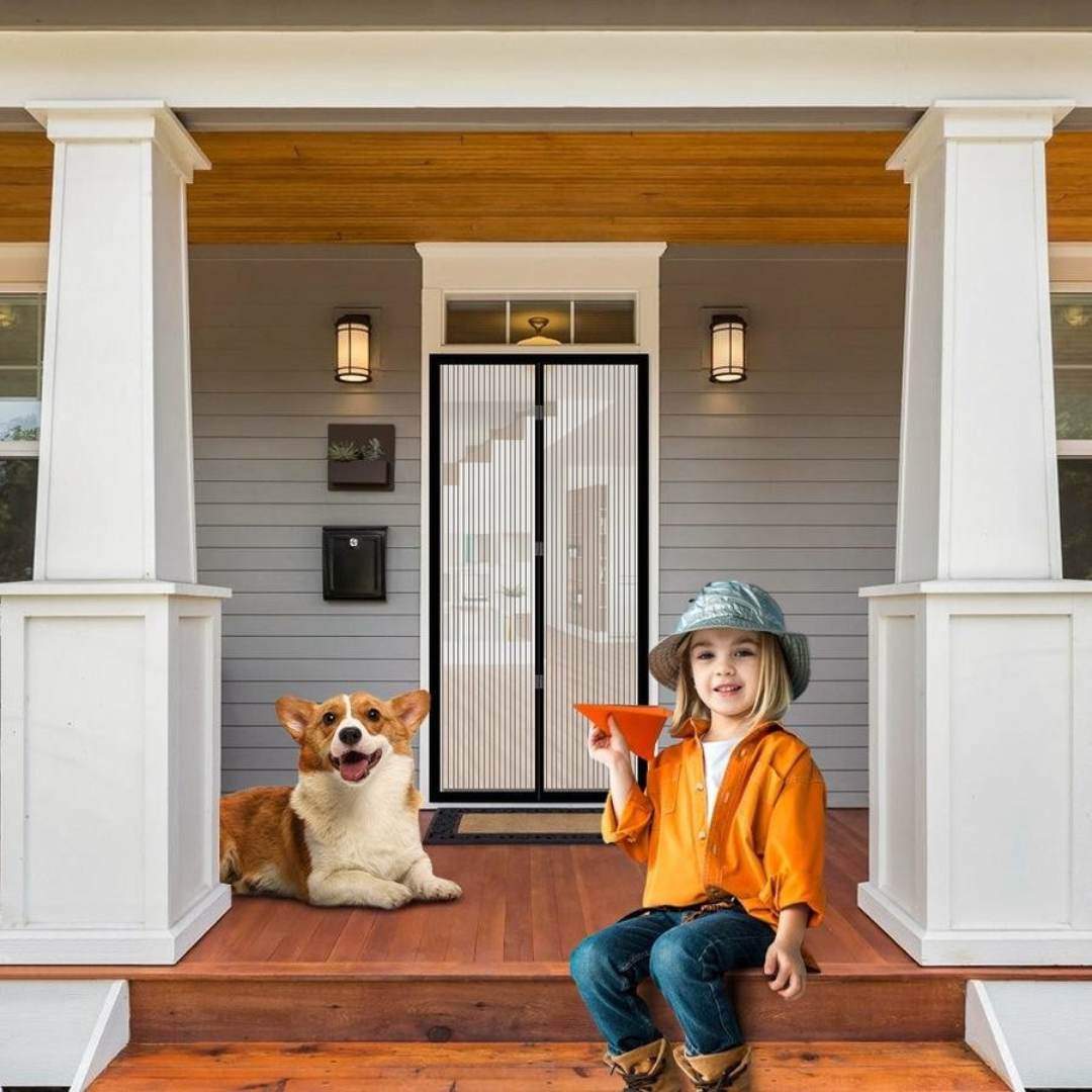 Magnetic Screen Door Curtain